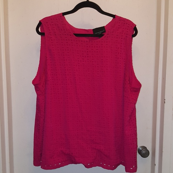 Cynthia Rowley Woman Fuchsia Blouse, size 3X - Picture 1 of 6
